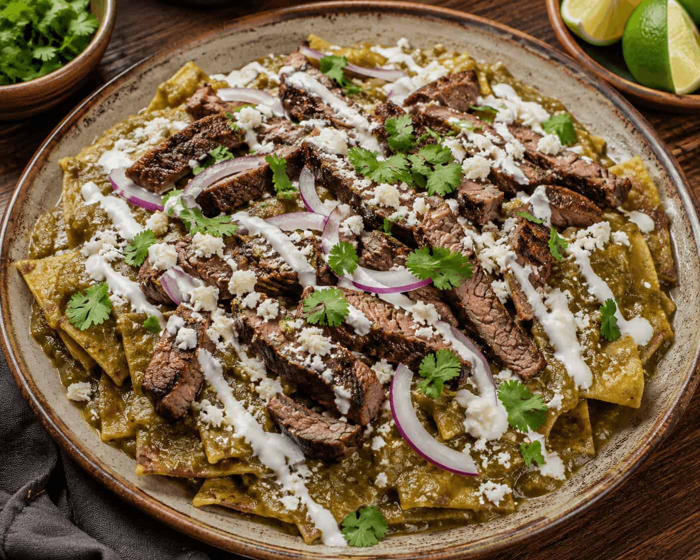 Chilaquiles con Asada