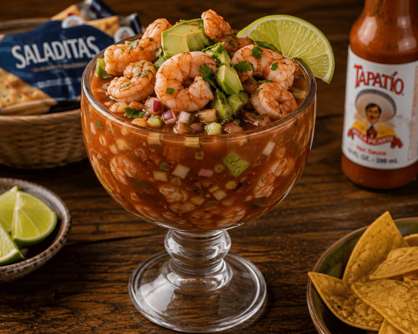 Cócteles de camarones de Taqueria Mi Pueblo
