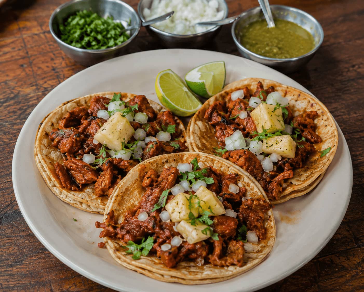 Tacos al pastor de Taqueria Mi Pueblo